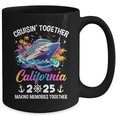 Cruisin Together California Vacation Beach 2025 Memories Squad Mug | siriusteestore