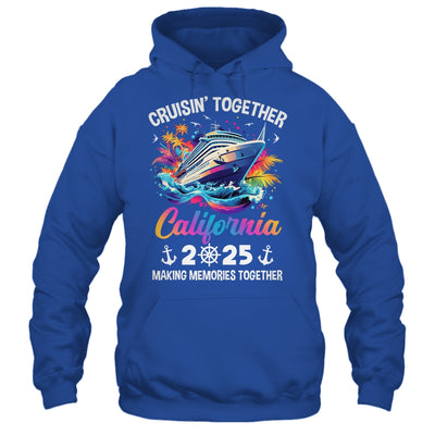 Cruisin Together California Vacation Beach 2025 Memories Squad Shirt & Tank Top | siriusteestore