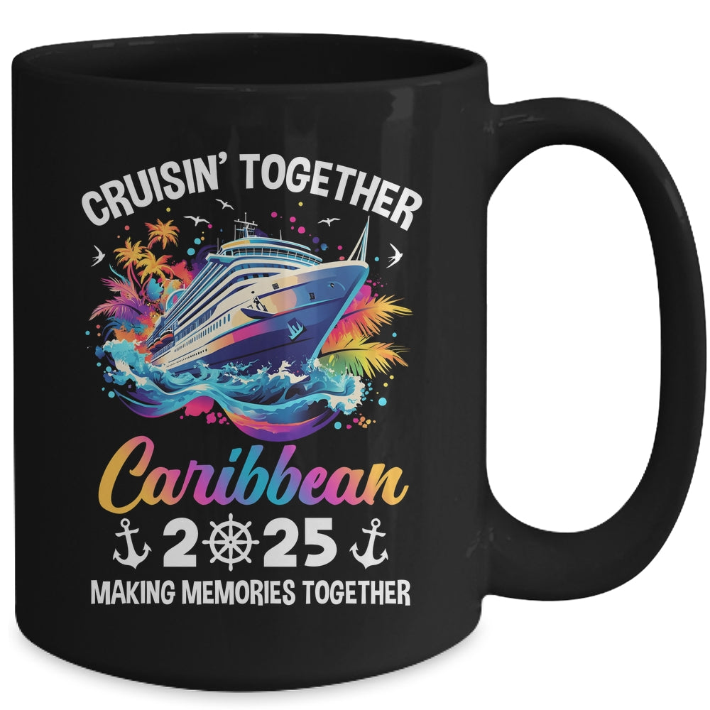 Cruisin Together Caribbean Vacation Beach 2025 Memories Squad Mug | siriusteestore