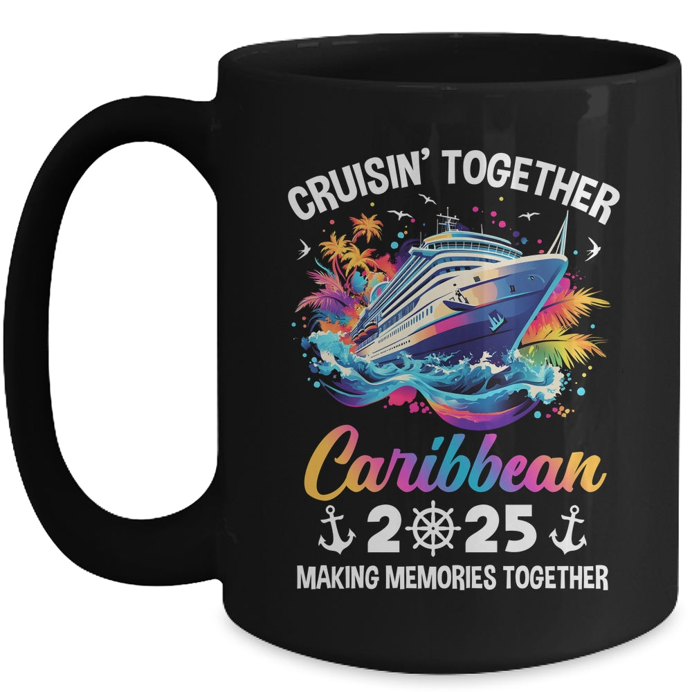 Cruisin Together Caribbean Vacation Beach 2025 Memories Squad Mug | siriusteestore