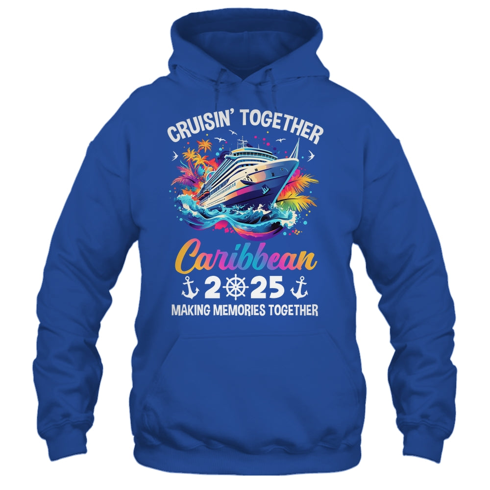 Cruisin Together Caribbean Vacation Beach 2025 Memories Squad Shirt & Tank Top | siriusteestore