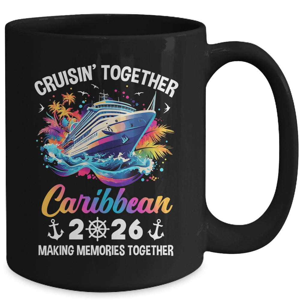 Cruisin Together Caribbean Vacation Beach 2026 Memories Squad Mug | siriusteestore