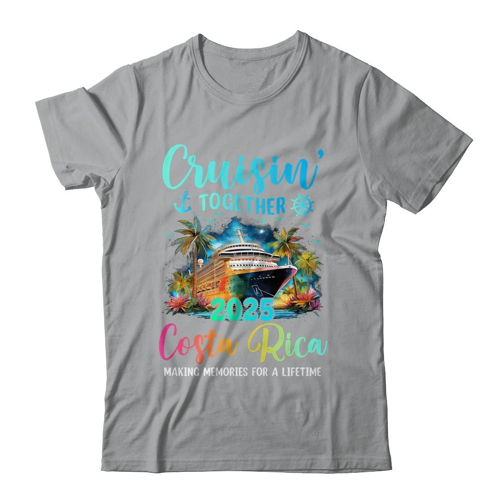Cruisin' Together Costa Rica 2025 Family Cruise Vacation Shirt & Tank Top | siriusteestore