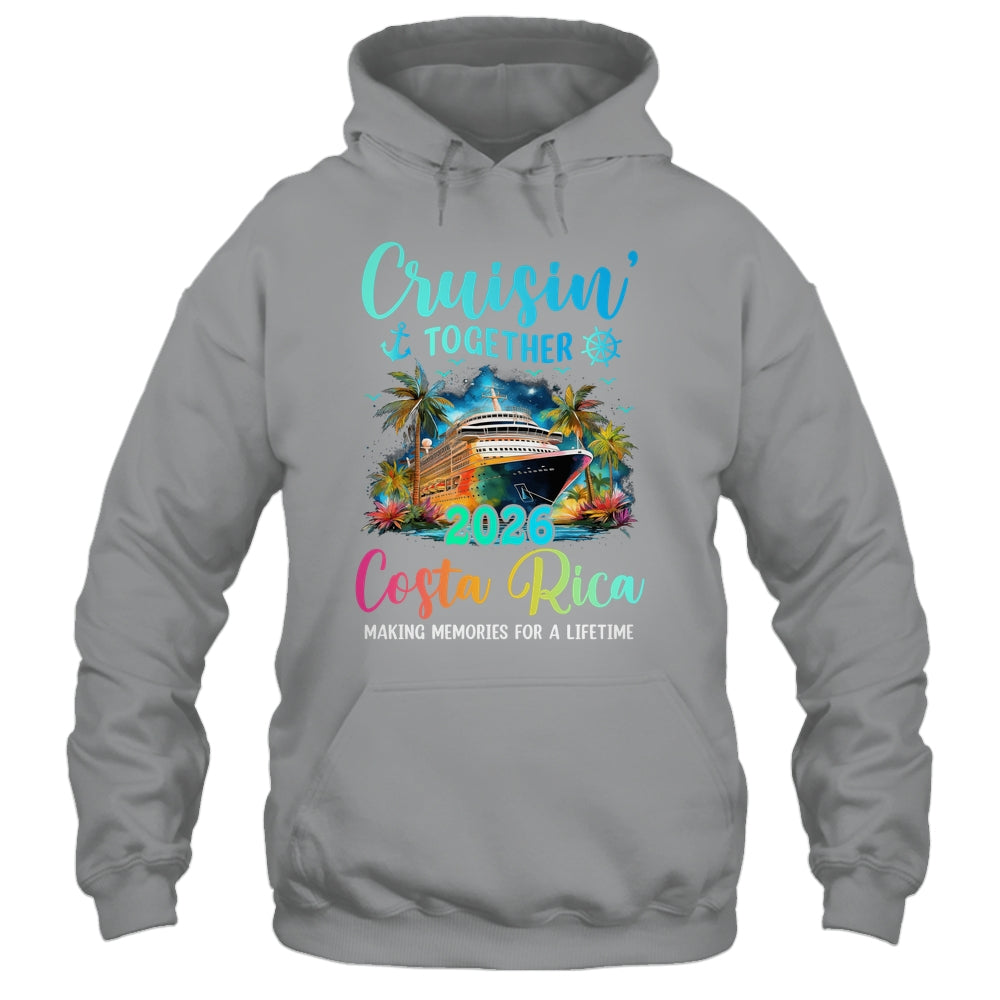 Cruisin' Together Costa Rica 2026 Family Cruise Vacation Shirt & Tank Top | siriusteestore
