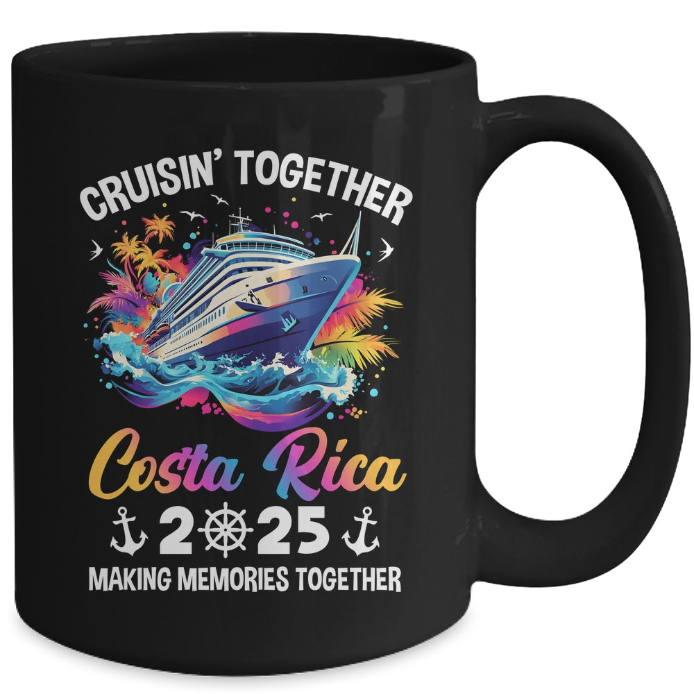 Cruisin Together Costa Rica Vacation Beach 2025 Memories Squad Mug | siriusteestore