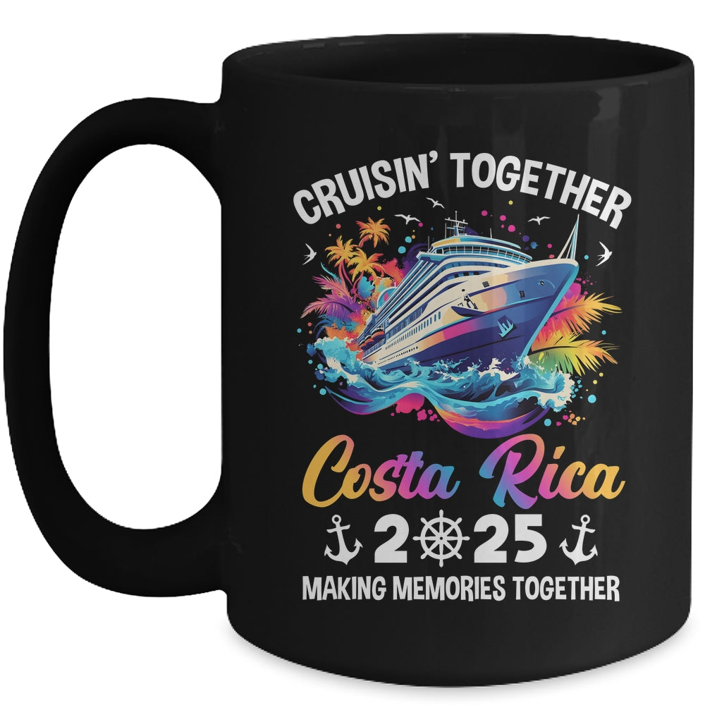Cruisin Together Costa Rica Vacation Beach 2025 Memories Squad Mug | siriusteestore