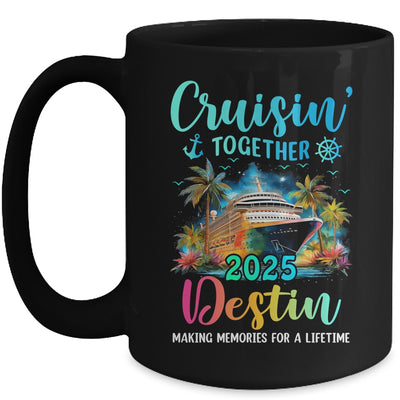 Cruisin' Together Destin 2025 Family Cruise Vacation Mug | siriusteestore