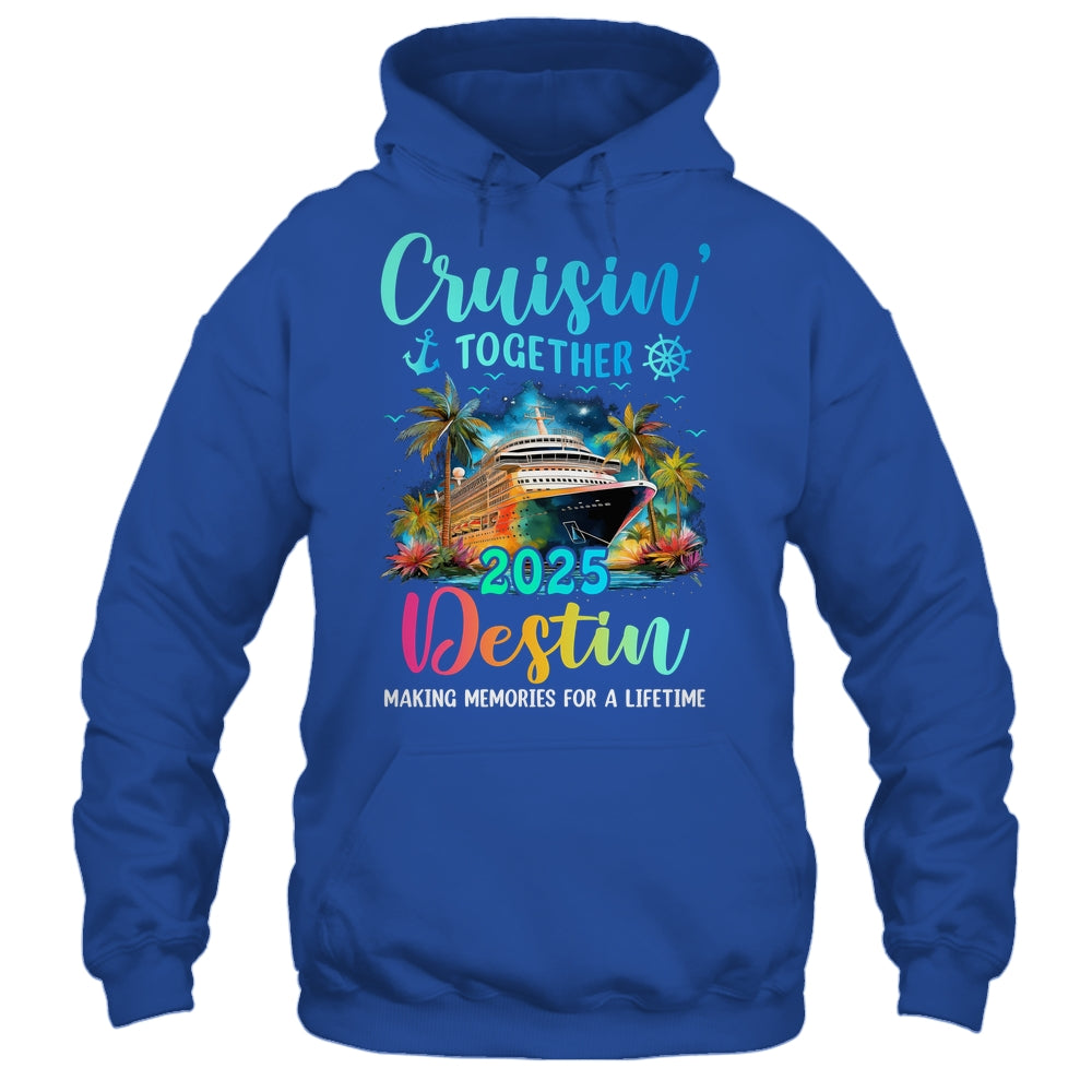 Cruisin' Together Destin 2025 Family Cruise Vacation Shirt & Tank Top | siriusteestore
