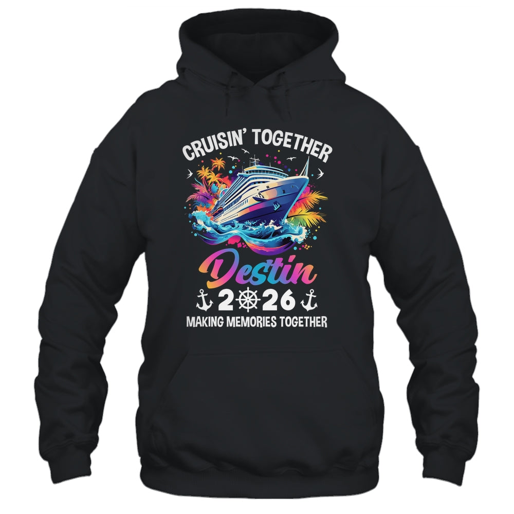 Cruisin Together Destin Vacation Beach 2026 Memories Squad Shirt & Tank Top | siriusteestore