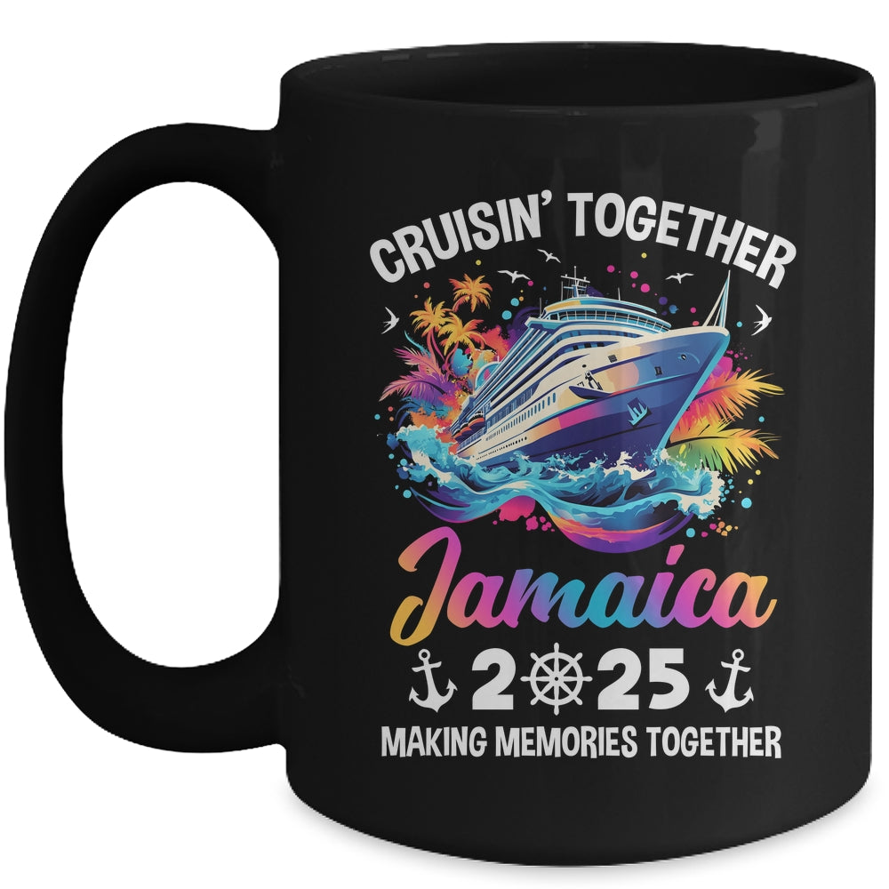 Cruisin Together Jamaica Vacation Beach 2025 Memories Squad Mug | siriusteestore