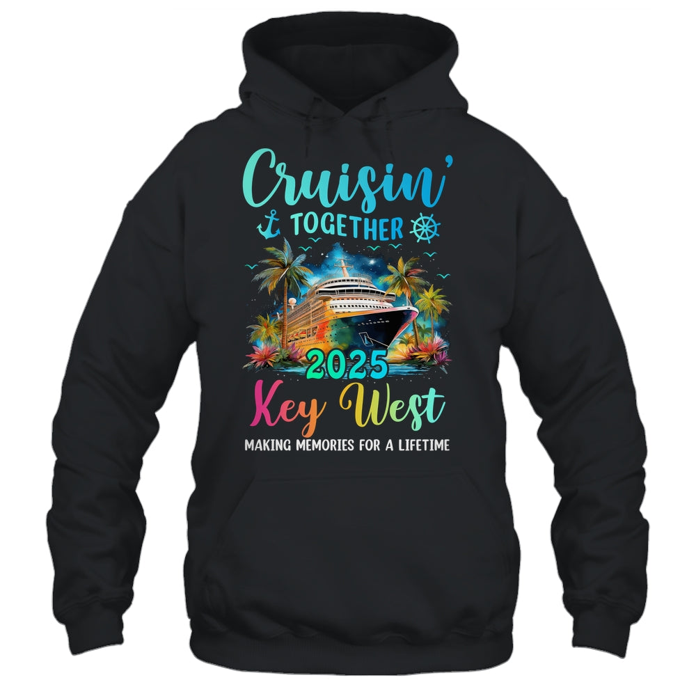 Cruisin' Together Key West 2025 Family Cruise Vacation Shirt & Tank Top | siriusteestore