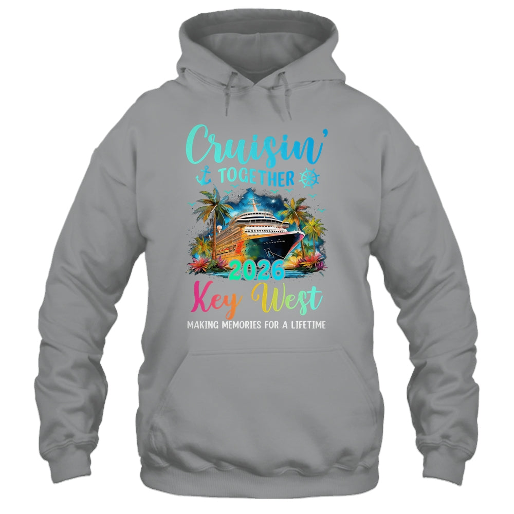 Cruisin' Together Key West 2026 Family Cruise Vacation Shirt & Tank Top | siriusteestore