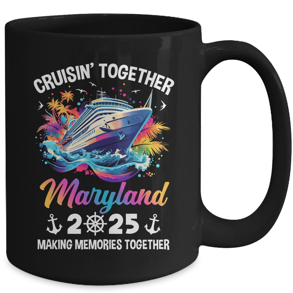 Cruisin Together Maryland Vacation Beach 2025 Memories Squad Mug | siriusteestore
