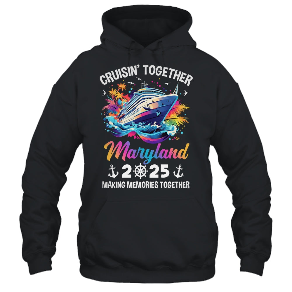 Cruisin Together Maryland Vacation Beach 2025 Memories Squad Shirt & Tank Top | siriusteestore