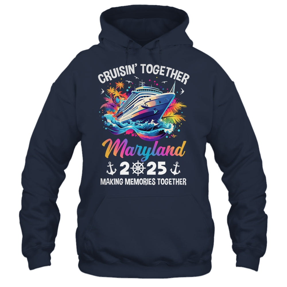 Cruisin Together Maryland Vacation Beach 2025 Memories Squad Shirt & Tank Top | siriusteestore