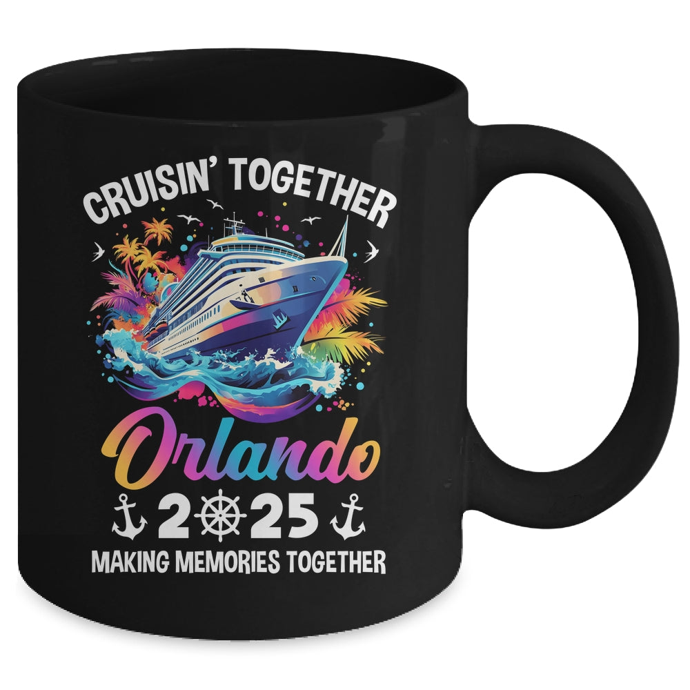 Cruisin Together Orlando Vacation Beach 2025 Memories Squad Mug | siriusteestore