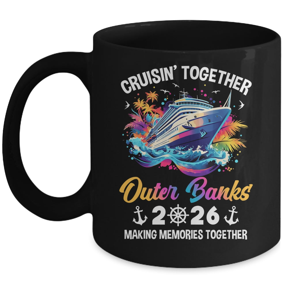 Cruisin Together Outer Banks Vacation Beach 2026 Memories Squad Mug | siriusteestore