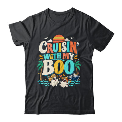 Cruisin' With My Boo Halloween Couples Trip Cruise Funny Shirt & Sweatshirt | siriusteestore