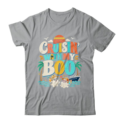 Cruisin' With My Boo Halloween Couples Trip Cruise Funny Shirt & Sweatshirt | siriusteestore