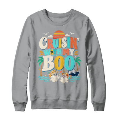 Cruisin' With My Boo Halloween Couples Trip Cruise Funny Shirt & Sweatshirt | siriusteestore