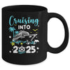 Cruising Into 2025 New Years Cruise New Year's Eve Party Mug | siriusteestore