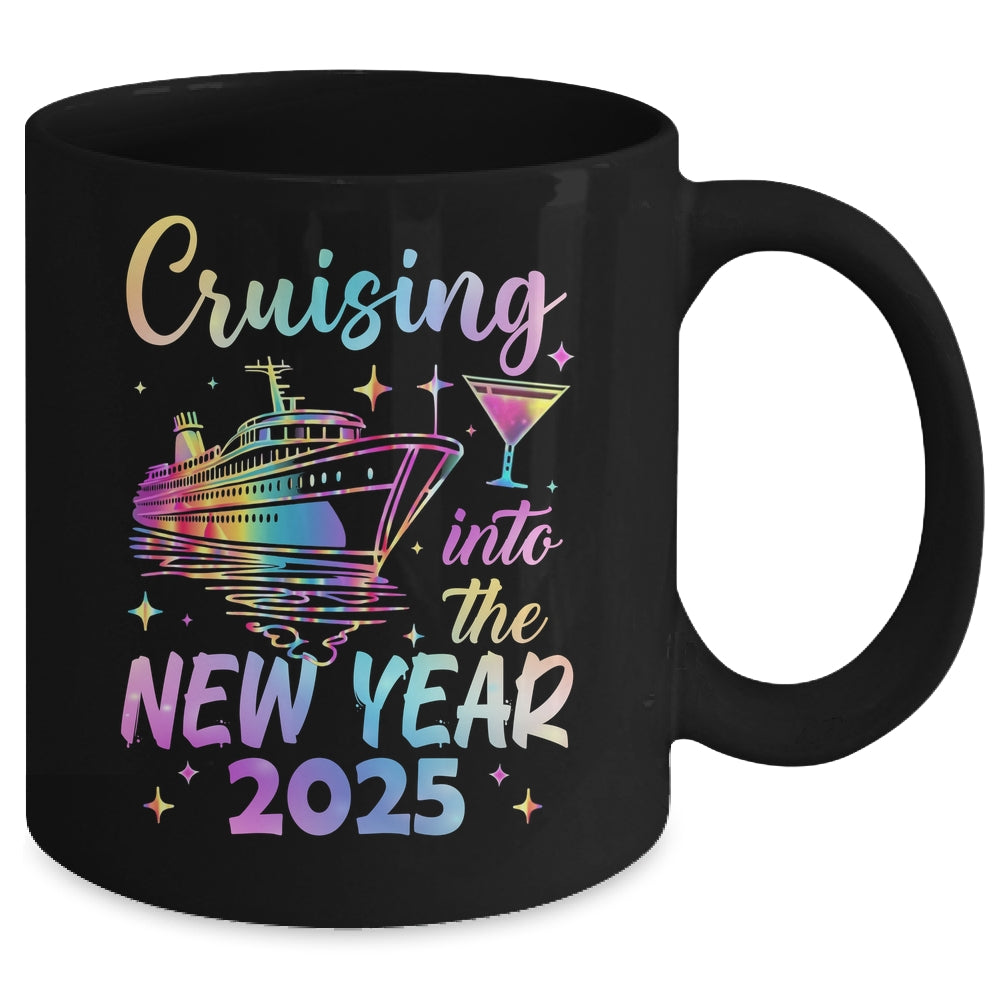 Cruising Into 2025 New Years Eve Party Favors Family Holiday Mug | siriusteestore