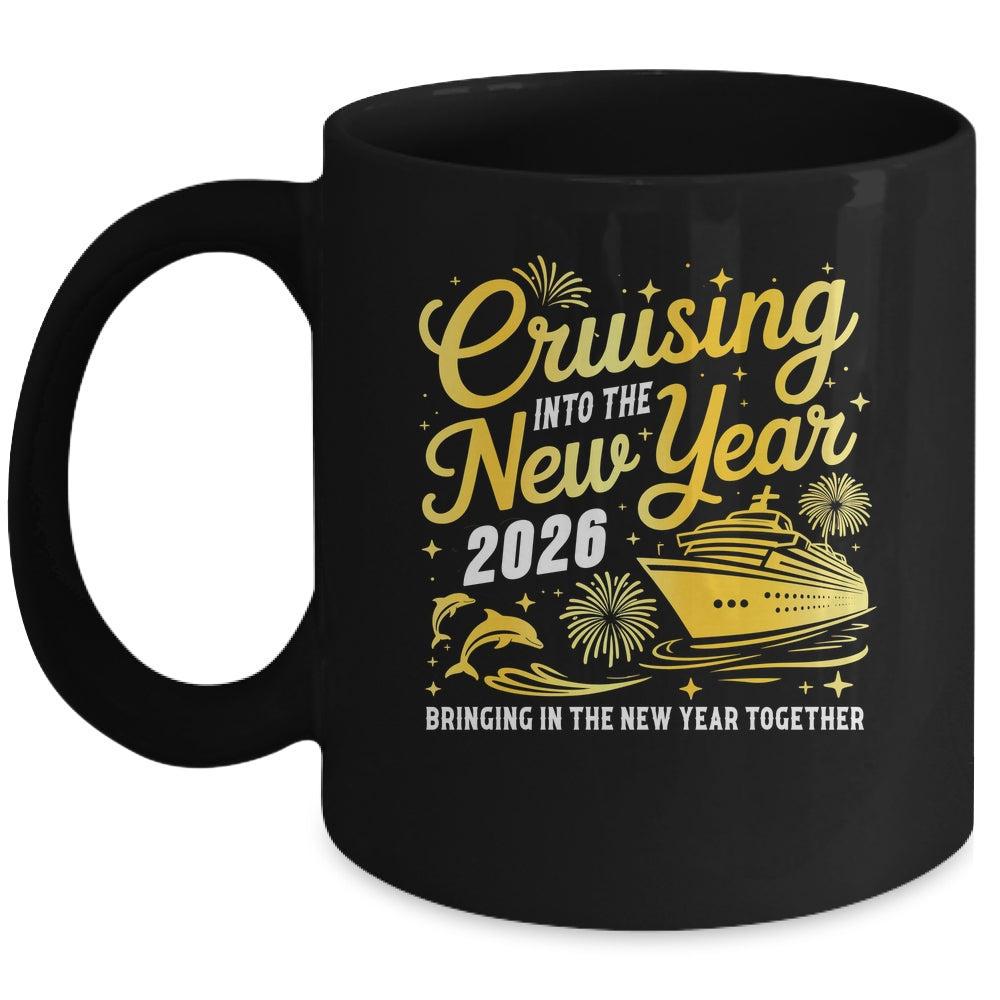 Cruising Into 2026 New Year Party Matching Family Cruise Mug | siriusteestore
