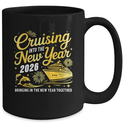 Cruising Into 2026 New Year Party Matching Family Cruise Mug | siriusteestore