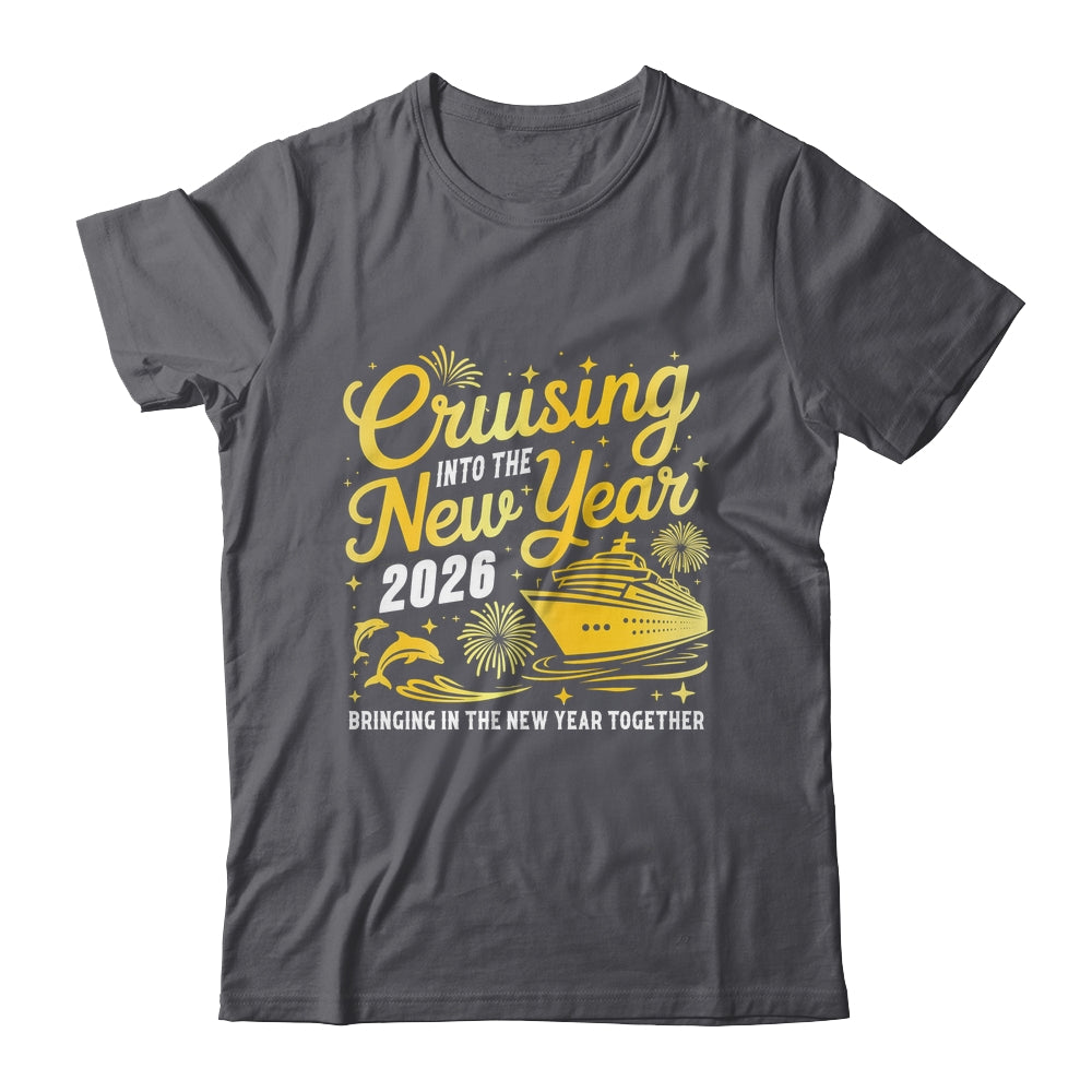Cruising Into 2026 New Year Party Matching Family Cruise Shirt & Hoodie | siriusteestore