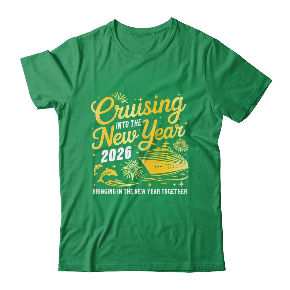 Cruising Into 2026 New Year Party Matching Family Cruise Shirt & Hoodie | siriusteestore