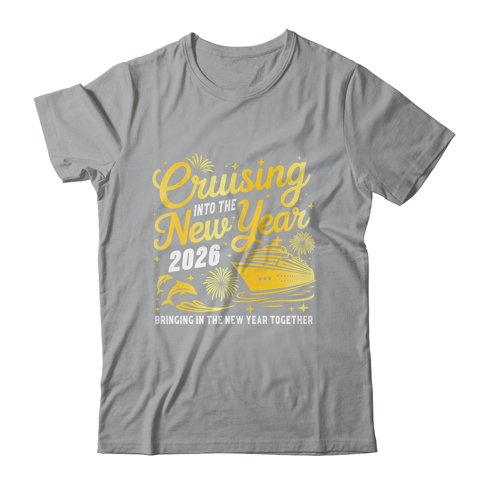 Cruising Into 2026 New Year Party Matching Family Cruise Shirt & Hoodie | siriusteestore