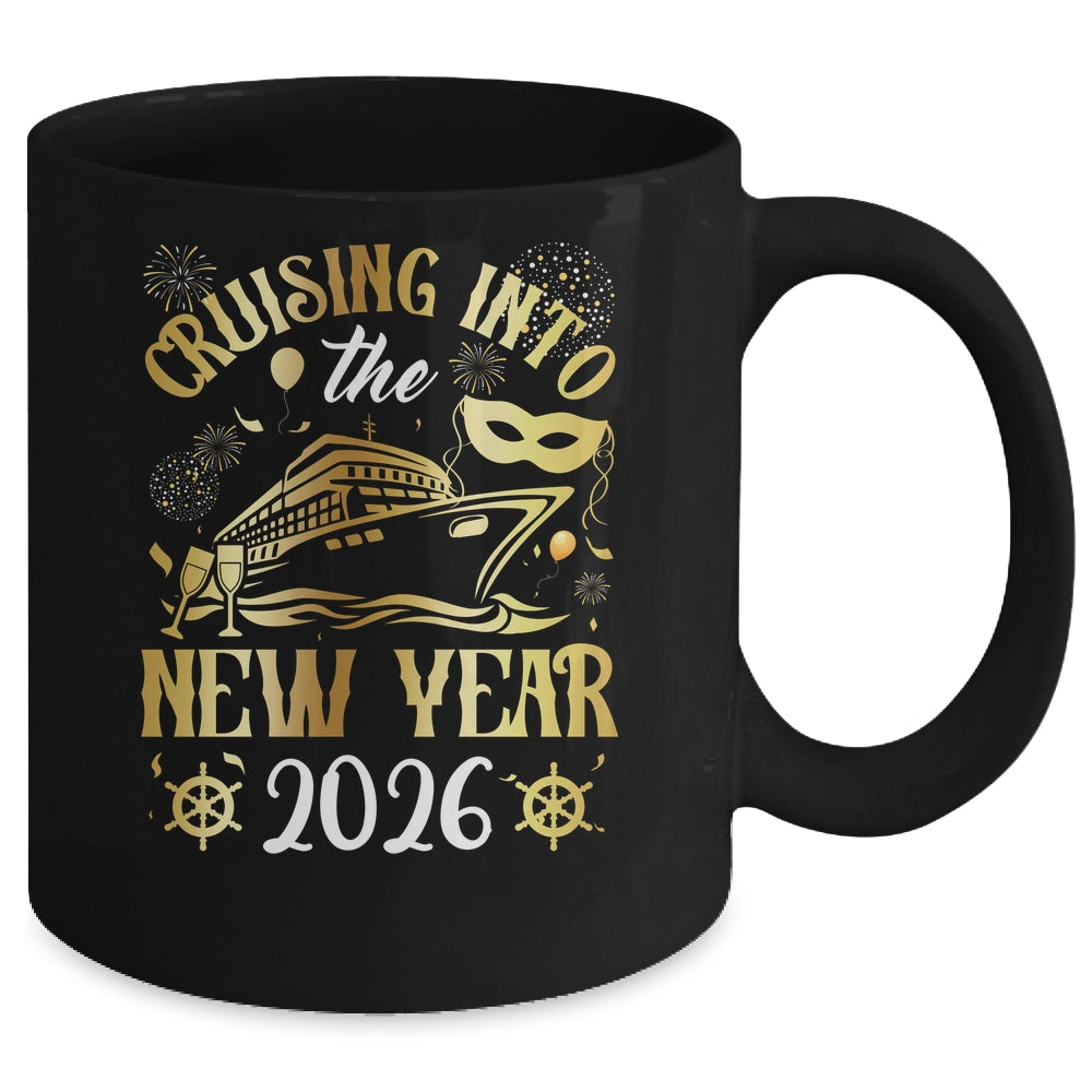 Cruising Into 2026 New Years Cruise New Year's Eve Party Mug | siriusteestore