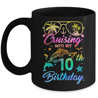 Cruising Into My 10th Birthday Party 10 Years Old Cruise Mug | siriusteestore