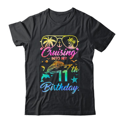 Cruising Into My 11th Birthday Party 11 Years Old Cruise Shirt & Tank Top | siriusteestore