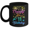 Cruising Into My 11th Birthday Party 11 Years Old Cruise Mug | siriusteestore