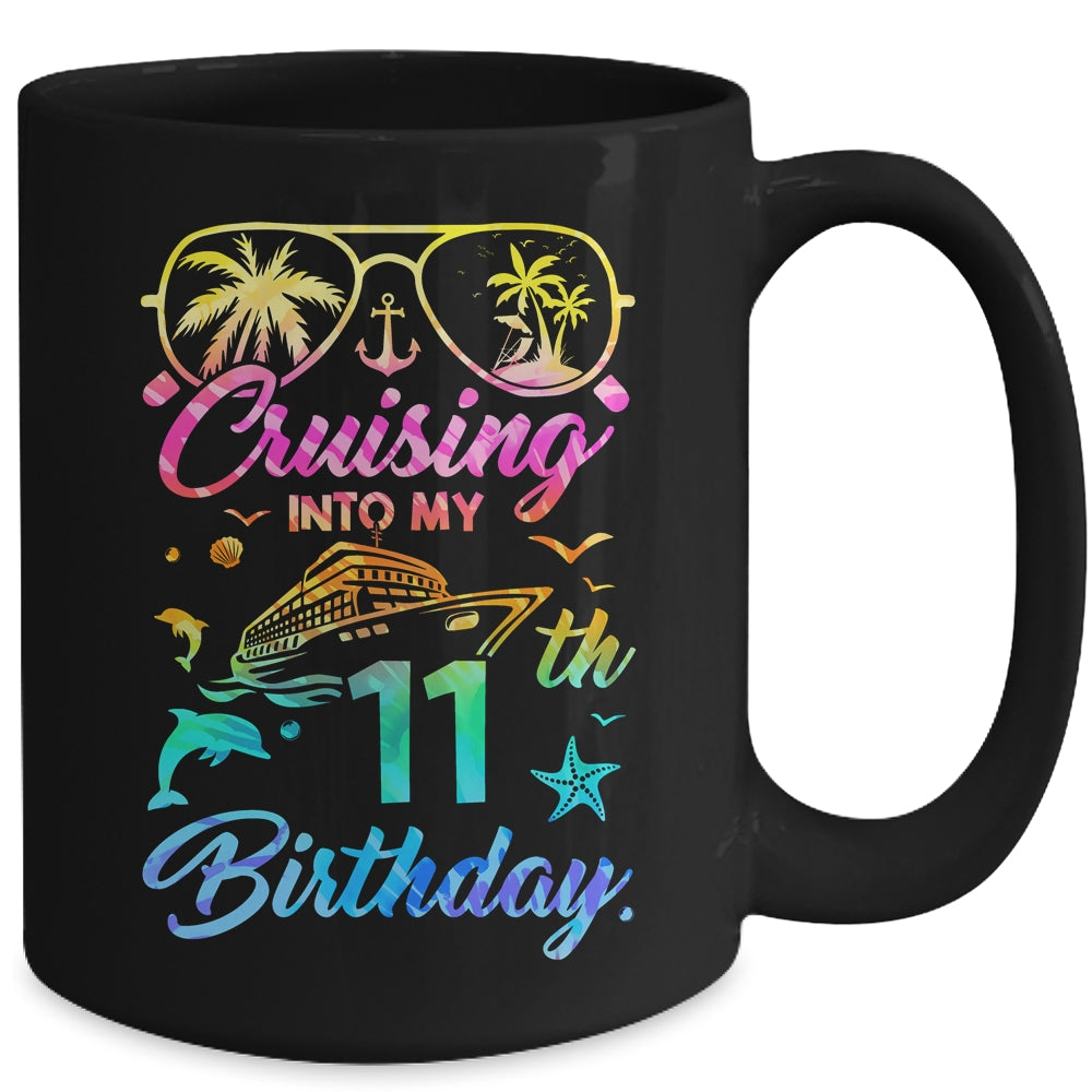 Cruising Into My 11th Birthday Party 11 Years Old Cruise Mug | siriusteestore