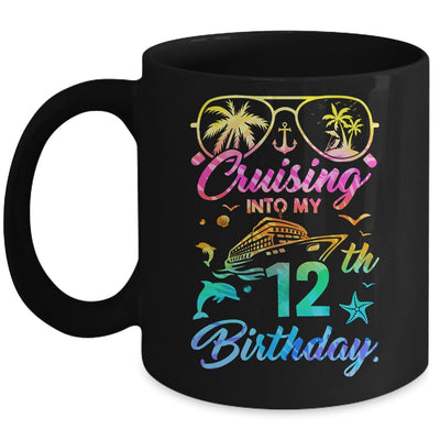 Cruising Into My 12th Birthday Party 12 Years Old Cruise Mug | siriusteestore