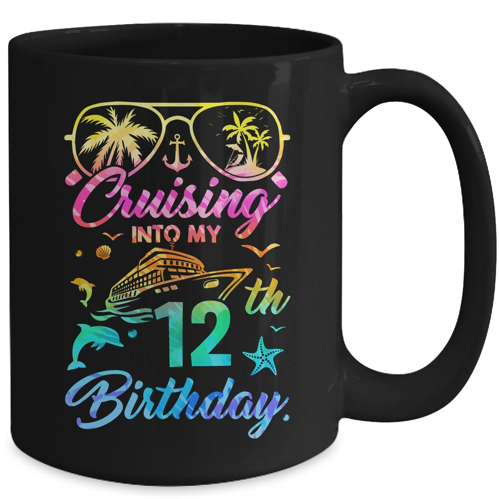 Cruising Into My 12th Birthday Party 12 Years Old Cruise Mug | siriusteestore