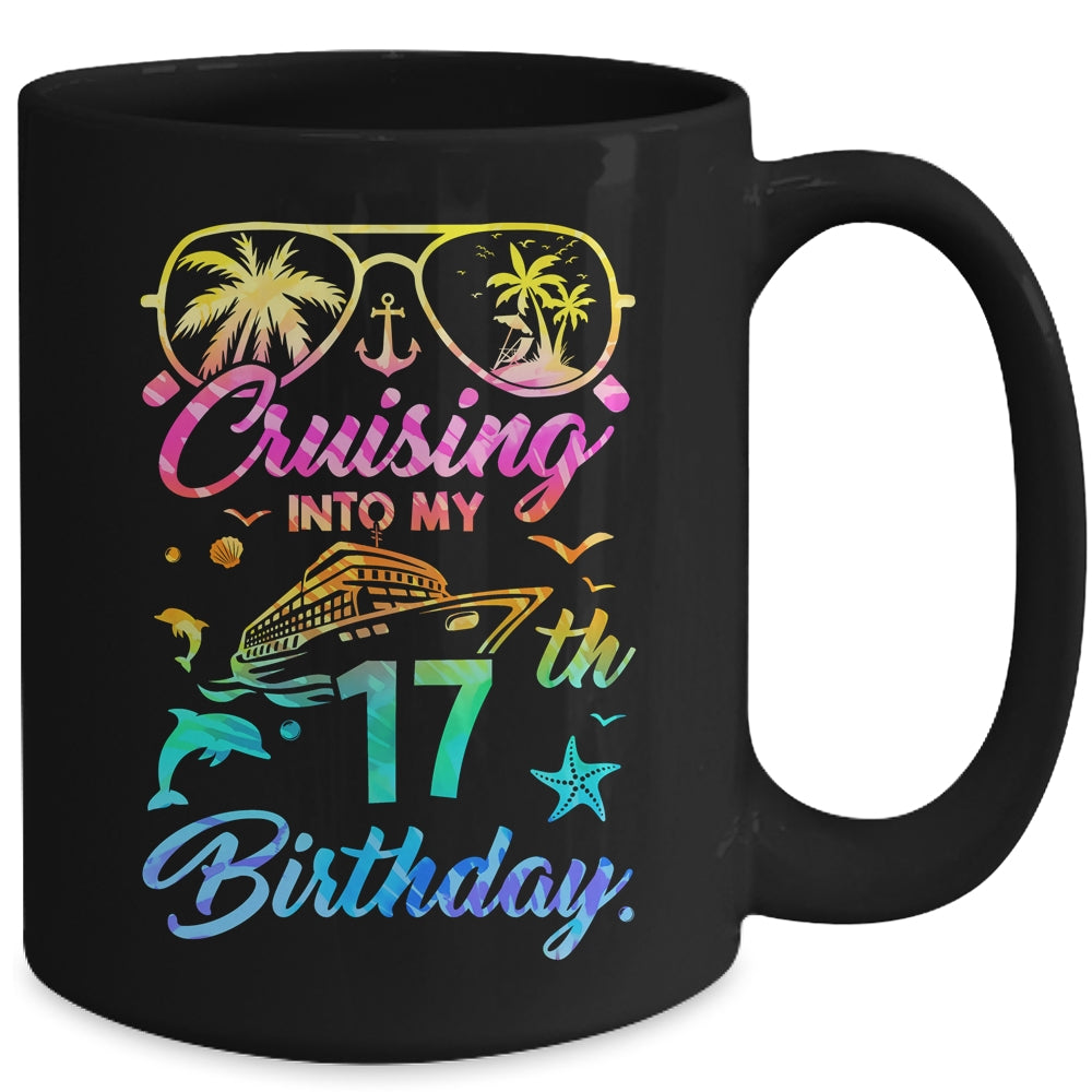 Cruising Into My 17th Birthday Party 17 Years Old Cruise Mug | siriusteestore