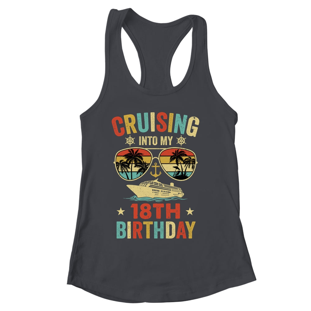 Cruising Into My 18th Birthday Family Cruise 18 Birthday Shirt & Tank Top | siriusteestore