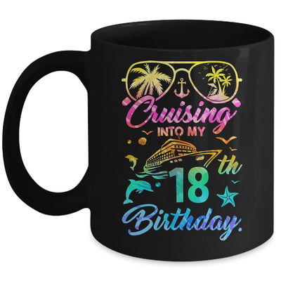 Cruising Into My 18th Birthday Party 18 Years Old Cruise Mug | siriusteestore