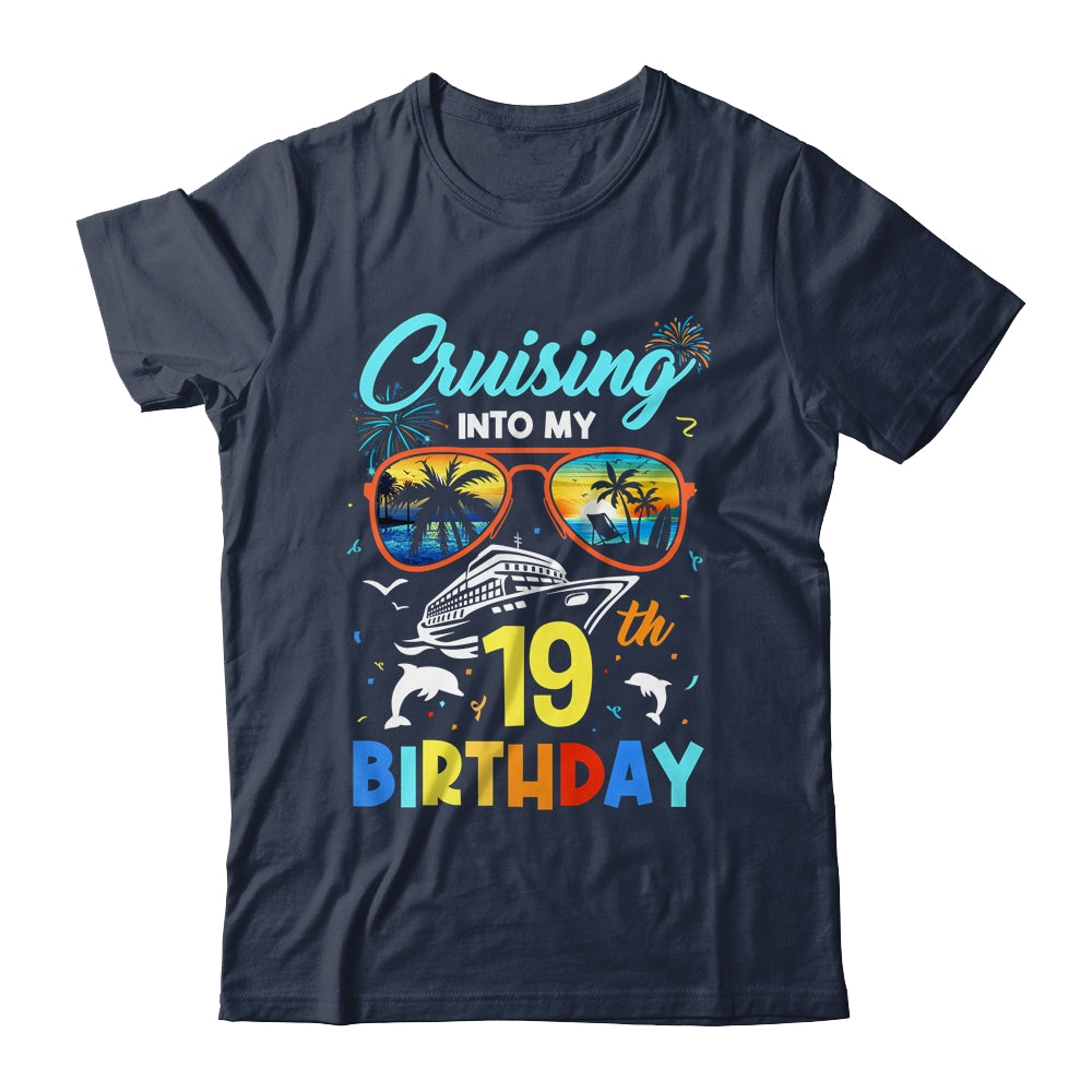 Cruising Into My 19th Birthday Party Cruise 19 Years Old Shirt & Tank Top | siriusteestore
