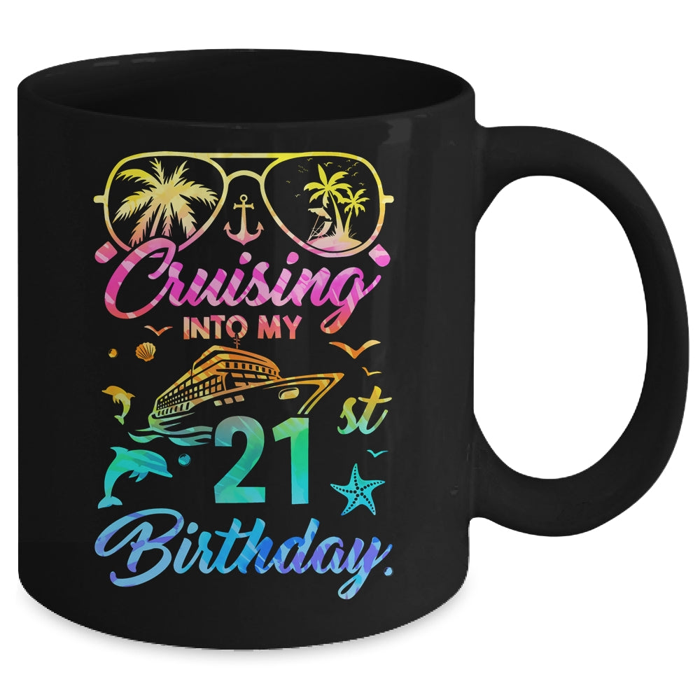 Cruising Into My 21st Birthday Party 21 Years Old Cruise Mug | siriusteestore