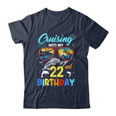 Cruising Into My 22nd Birthday Party Cruise 22 Years Old Shirt & Tank Top | siriusteestore