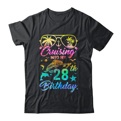 Cruising Into My 28th Birthday Party 28 Years Old Cruise Shirt & Tank Top | siriusteestore