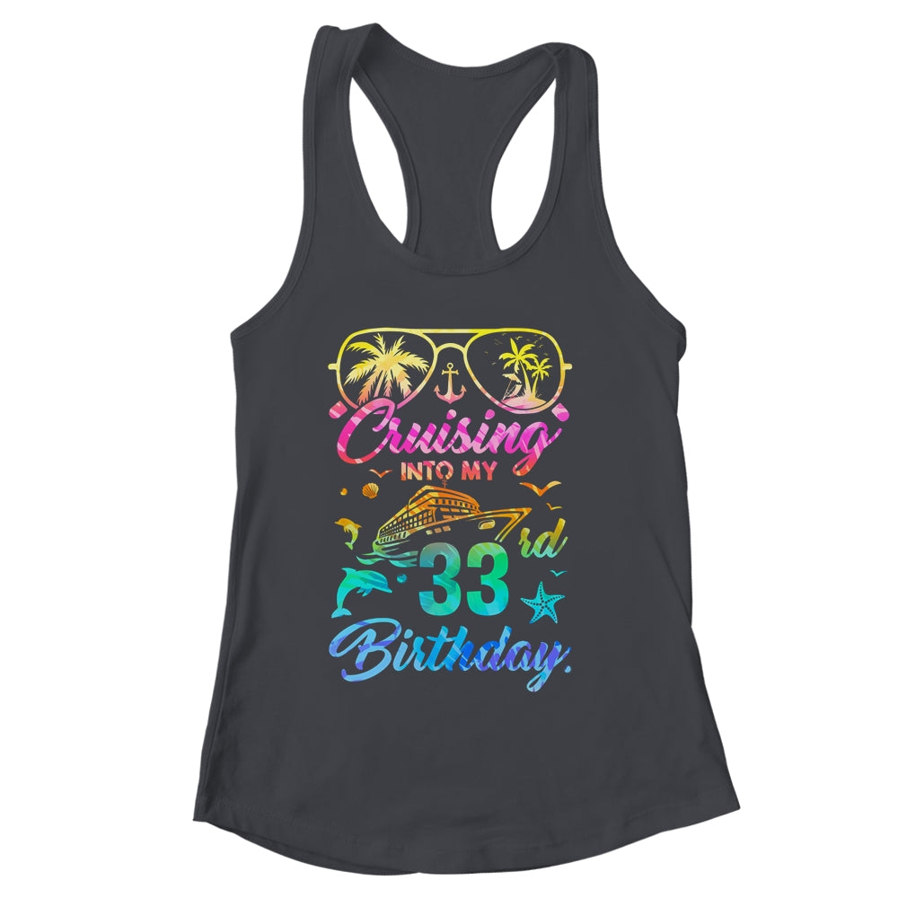 Cruising Into My 33rd Birthday Party 33 Years Old Cruise Shirt & Tank Top | siriusteestore