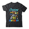Cruising Into My 41st Birthday Party Cruise 41 Years Old Shirt & Tank Top | siriusteestore