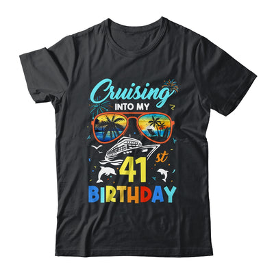 Cruising Into My 41st Birthday Party Cruise 41 Years Old Shirt & Tank Top | siriusteestore