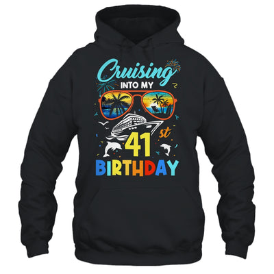 Cruising Into My 41st Birthday Party Cruise 41 Years Old Shirt & Tank Top | siriusteestore