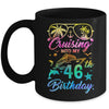 Cruising Into My 46th Birthday Party 46 Years Old Cruise Mug | siriusteestore